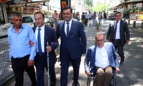 Engelli milletvekilini TBMM’ye kadar uğurladılar