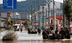 Japonya'da meydana gelen sellerde ölü sayısı 60'ı aştı