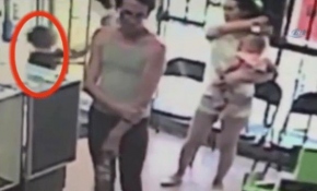 ABD'de çocuk kaçırma girişimi kamerada