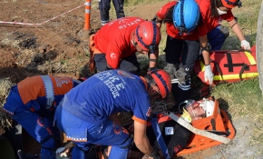 Bitlis'te 5 ilin katılımıyla UMKE tatbikatı