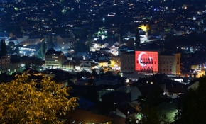 'Saraybosna'nın hafızası' Türk bayrağına büründü