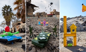 ABD'li fotoğrafçı savaşın dehşetini çocukların gözünden gösteriyor