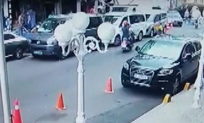 Kapkaççılara 170 bin dolarlık tekme kamerada