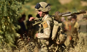 Afrin’de teröristlerin izleri dağlardan siliniyor