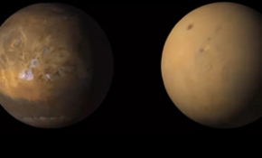 Mars'taki toz fırtınası tüm gezegeni değiştirdi