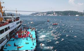 Boğaziçi Kıtalararası Yüzme Yarışı yapıldı