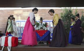 Güney Kore'nin düğün geleneği Ankara'da tanıtıldı