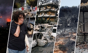 Yunanistan yangın felaketinin sonuçlarıyla yüzleşiyor