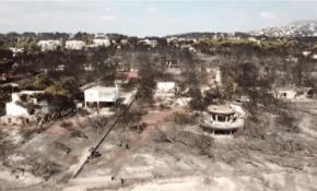 Yunanistan'ı yasa boğan yangının sarsıcı görüntüleri