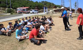 Geleceğin teknoloji yıldızları gençlik kampında