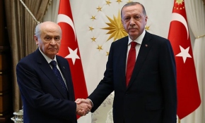 Cumhurbaşkanı Erdoğan Bahçeli'yi kabul etti