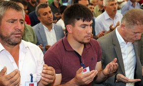 Şehit anne ve bebeği için mevlit okutuldu