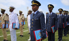 Somali Türk Görev Kuvveti Komutanlığında mezuniyet heyecanı