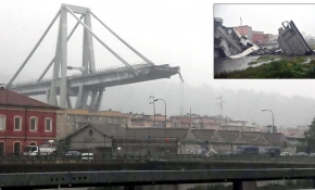 İtalya'da otoyol köprüsü çöktü