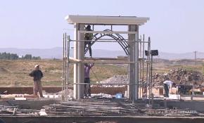 Malazgirt'te Sultan Alparslan Namazgahı inşa ediliyor