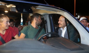 İçişleri Bakanı Soylu trafik denetimine katıldı