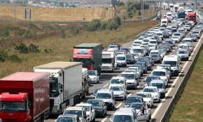 TEM Bolu geçişinde 30 kilometrelik araç kuyruğu