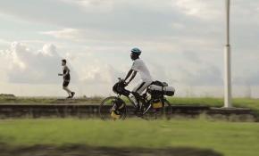 "Senegalli Musti" bisikletle Türkiye'yi karış karış geziyor