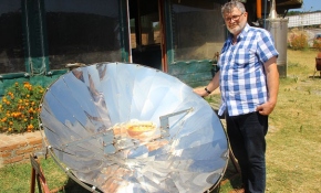 Sağlıklı Yaşam ve Bilim Köyü’nde yemekler güneş enerjisiyle pişiyor