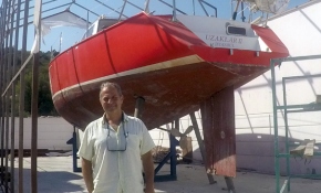 Antarktika'ya ulaşan ilk Türk teknesi Sığacık'ta