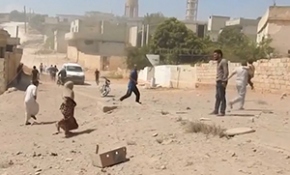 İdlib'de savaş uçakları okulu hedef aldı