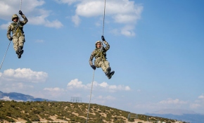 "Dağların kartalları"nın nefes kesen eğitimi