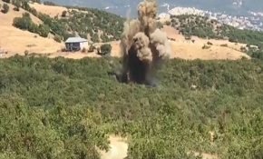 Tunceli'de terör operasyonu: 2 sığınak imha edildi