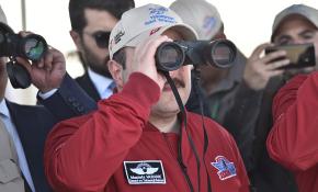 Bakan Varank roket atışlarını izleyerek öğrencileri tebrik etti