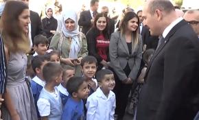 İçişleri Bakanı Soylu Çukurca'da 2018-2019 eğitim öğretim yılı açılış törenine katıldı
