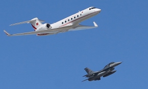 Cumhurbaşkanı Erdoğan İstanbul Yeni Havalimanı'na uçakla geldi