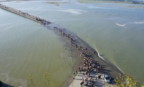 Gelgitin en belirgin göründüğü yerlerden Mont Saint-Michel