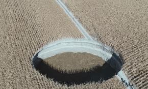 TRT Haber Konya'daki obruklari havadan görüntüledi