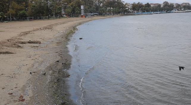 Yalovada deniz suyu 25 metre çekildi