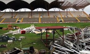 Samsun'da eski 19 Mayıs Stadyumu'nun yıkımına başlandı