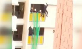 Çin'de intihar girişimi son anda engellendi