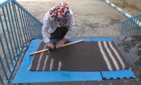 Muşlu halı dokuma ustası unutulmaya yüz tutmuş mesleğini yaşatıyor