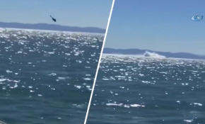 Meksika'da helikopter denize çakıldı