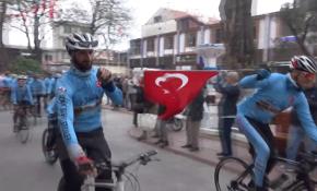 İznik'ten Ankara'ya 29 Ekim'e kadar pedal çevirecekler
