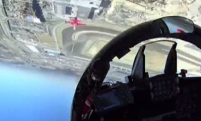 Açılış Türk Yıldızlarının kokpitinden böyle görüntülendi