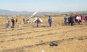 Antalya Manavgat'ta eğitim uçağı düştü