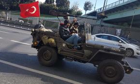 Maket uçaksavarlı cip trafikten men edildi