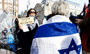 Hollanda'da Filistin gösterisinde İsrail taraftarından provokasyon