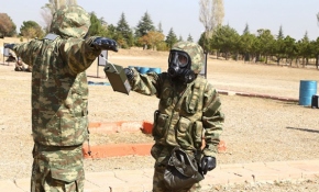 Mehmetçiğe kimyasal, biyolojik, radyolojik ve nükleer saldırıya karşı eğitim