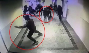 Öğretmene okulda silahlı saldırı kamerada