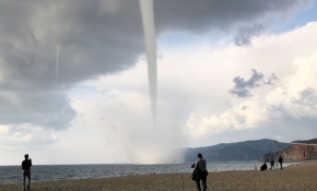 Antalya'da hortum paniği