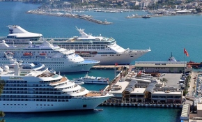 Kuşadası Limanı'na bu yıl 152 kruvaziyer demirledi