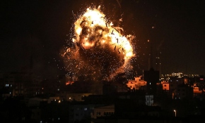 İsrail jetleri El Aksa televizyonunu vurdu