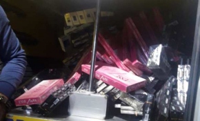 Ankara'da mısır tezgahına 53 bin paket kaçak sigara gizlemişler