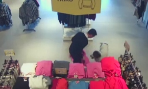 “En sevimli hırsız” güvenlik kamerasına yakalandı