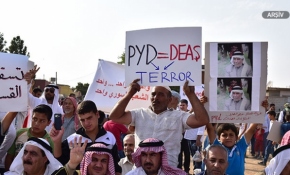 Haseke'de terör örgütü YPG/PKK'ya karşı başlatılan gösteriler şiddetlendi